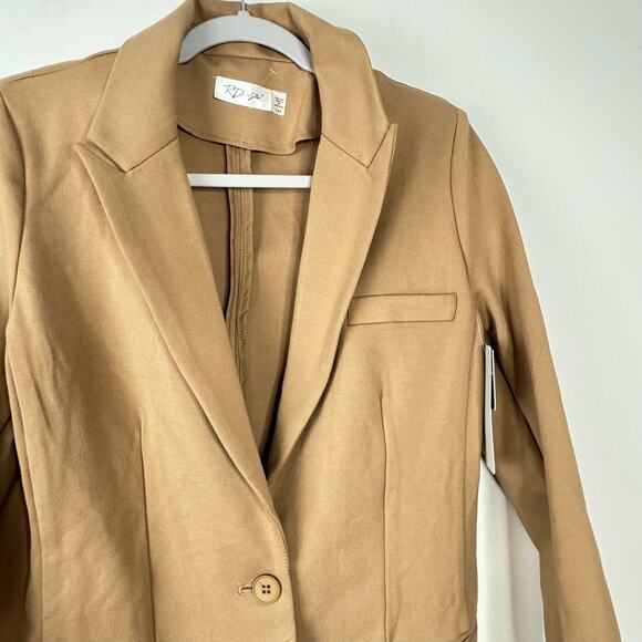 RD Style Brown Two Button Jacket NWT Size Small - Picture 2 of 9